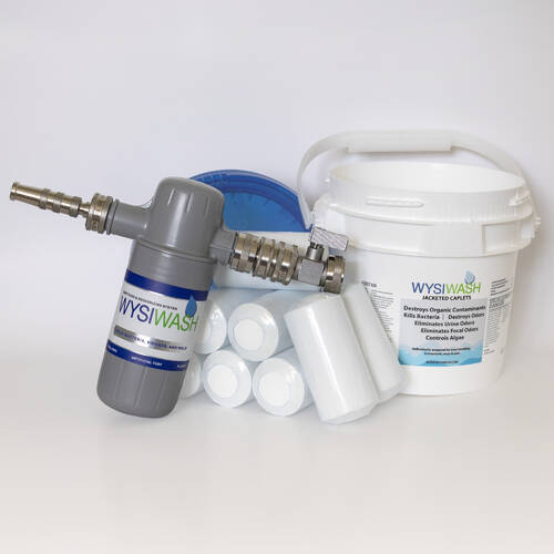 WYSIWASH Sanitizer Pro V and 8-Pack of Jacketed Caplets