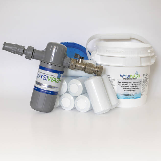 Wysiwash WYS-110 Wysiwash Sanitizer-V and 8-Pack of Jacketed Caplets | Sanitizers & Disinfectants | Wysiwash