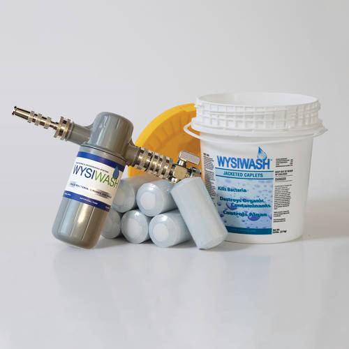 WYSIWASH Sanitizer Pro-V and 9-Pack of Jacketed Caplets